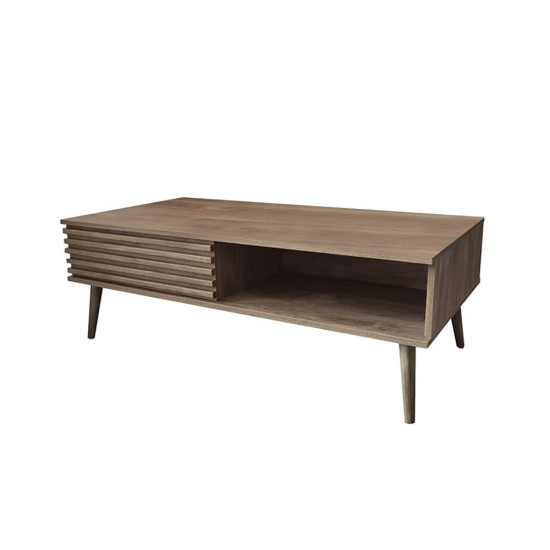 KIROS COFFEE TABLE ΦΥΣΙΚΟ 119x59xH41,5cm