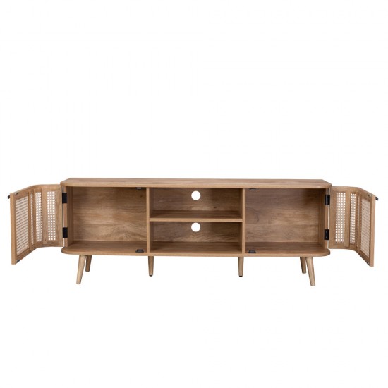 MONMARTE TV STAND NATURE 150x39xH56cm