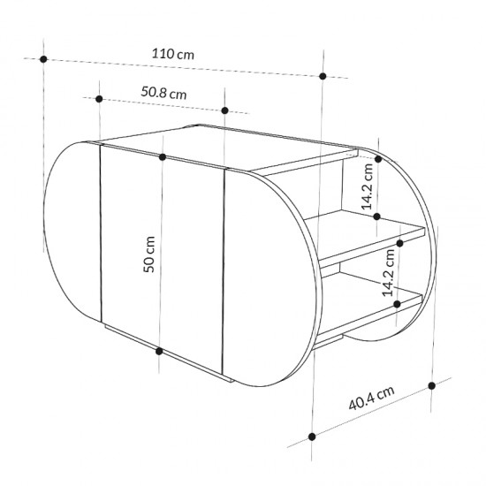 Παπουτσοθήκη Pozy χρώμα black bute 110x40,4x50εκ.