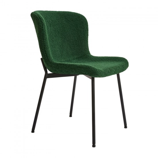 Καρέκλα Melina Teddy Κυπαρισσί 48x59xH80cm