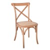 DESTINY Καρέκλα Τραπεζαρίας Οξιά Φυσικό, Κάθισμα Ψάθα, Στοιβαζόμενη 48x52x89cm