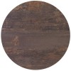 HPL Επιφάνεια Τραπεζιού Απόχρωση Walnut Vintage 80x80cm/12mm