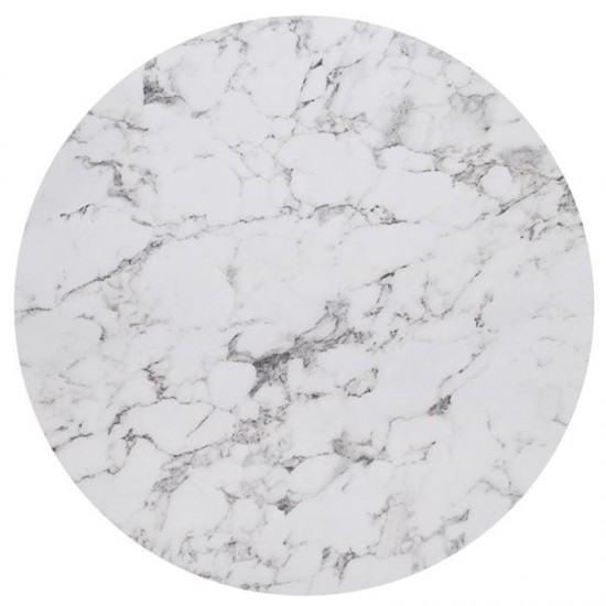 HPL (High Pressure Laminated) Επιφάνεια Τραπεζιού Απόχρωση Marble, Εξωτερικού χώρου 80x80cm