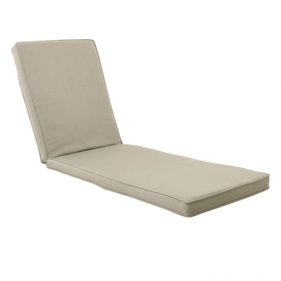 LOUNGER Μαξιλάρι Ξαπλώστρας Ύφασμα Εκρού, με Φερμουάρ