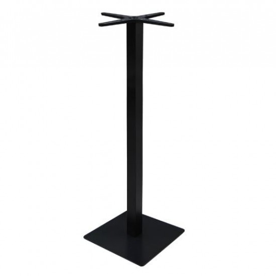 PRATO BAR ΒΑΣΗ STEEL ΜΑΥΡΗ 45x45cm STEEL H108cm (15,00Kg)