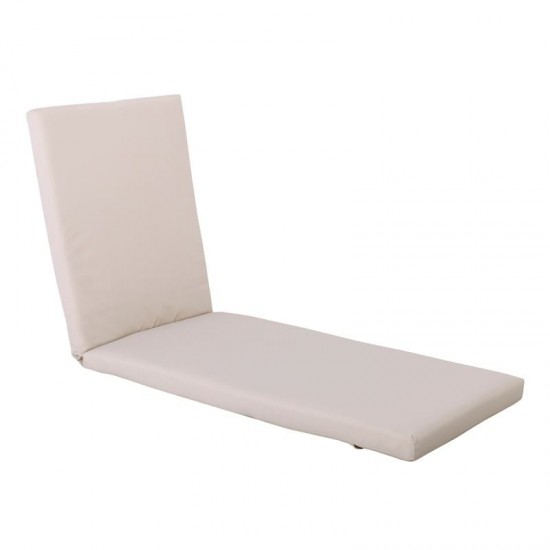 SUNLOUNGER Μαξιλάρι Ξαπλώστρας Ύφασμα Sandy Water Repellent, Φερμουάρ-Velcro