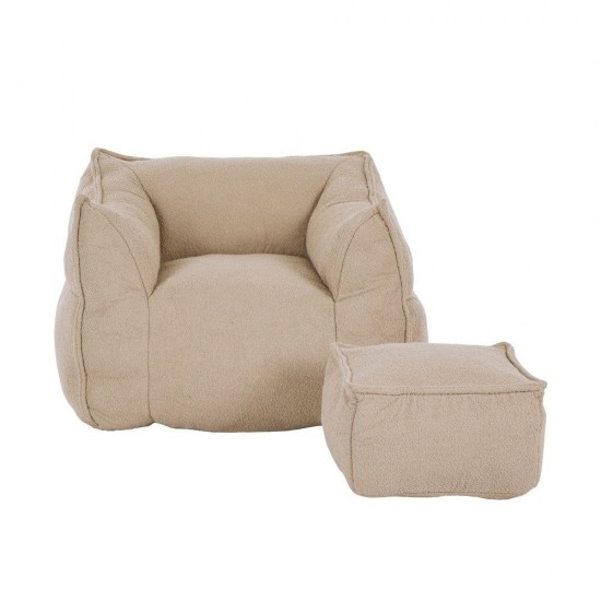 SPONGE ΠΟΛΥΘΡΟΝΑ SET BEIGE 95x102xH73cm