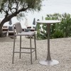 LIDO ΤΡΑΠΕΖΙ BAR CAPPUCCINO 59,5x59,5xH100,5cm