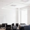 Γραμμικό Φωτιστικό Οροφής/Κρεμαστό LED Αλουμινίου Λευκό 120cm