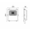 ΠΡΟΒΟΛΕAΣ LED SMD 50W 3000K