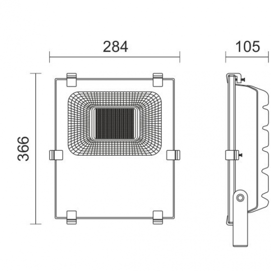 ΠΡΟΒΟΛΕAΣ LED SMD 150W 6000K