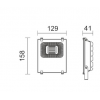 ΠΡΟΒΟΛΕAΣ LED SMD 10W 3000K