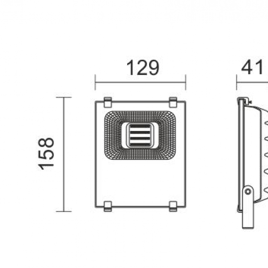 ΠΡΟΒΟΛΕAΣ LED SMD 10W 3000K