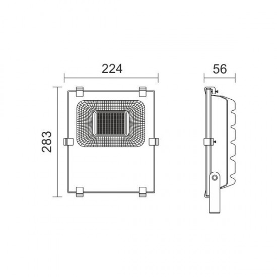 ΠΡΟΒΟΛΕAΣ LED SMD 50W 6000K